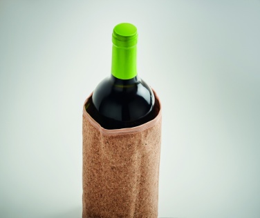 Logo trade promotional gifts image of: Soft wine cooler in cork wrap